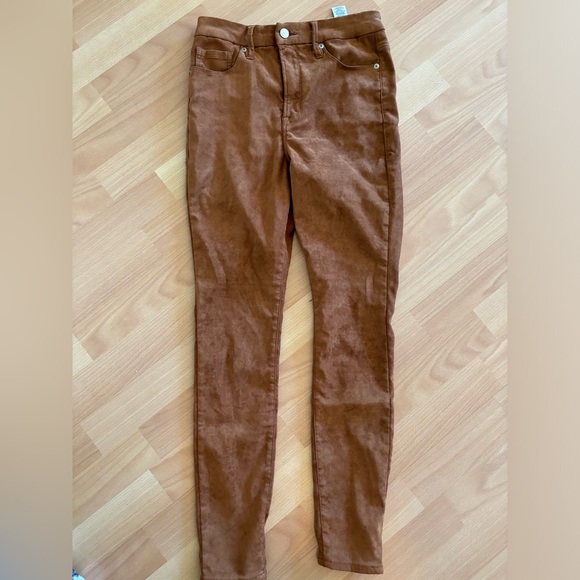 Good American Good Waist Faux Suede Jeans size 6 - Picture 2 of 5